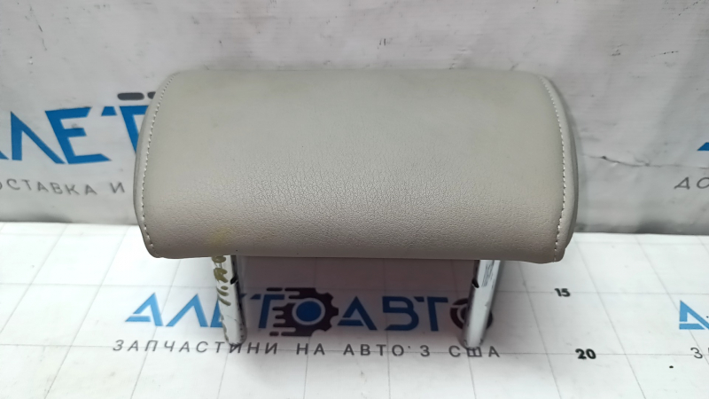 Tetieră centrală spate pentru Audi A4 B8 08-16, piele gri cu cusături gri
