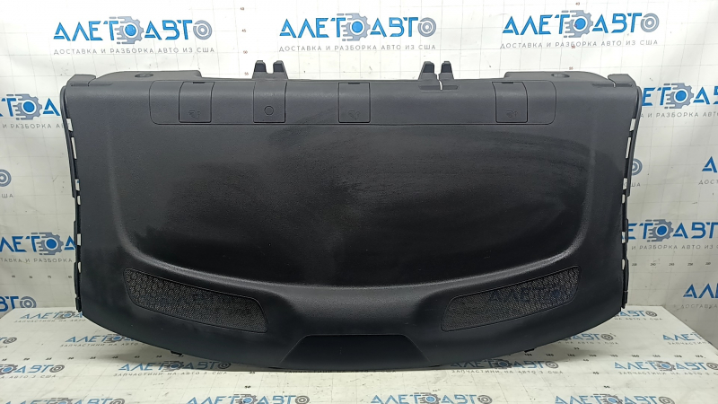 Полка задняя VW Passat b8 16-19 USA черная, со стоп сигналом, царапина