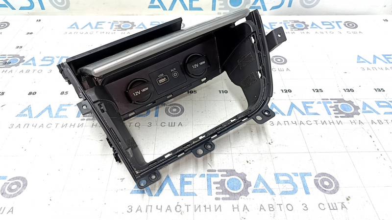 Бокс карман центральной консоли Hyundai Sonata 15-17 царапины, с прикуривателями и USB