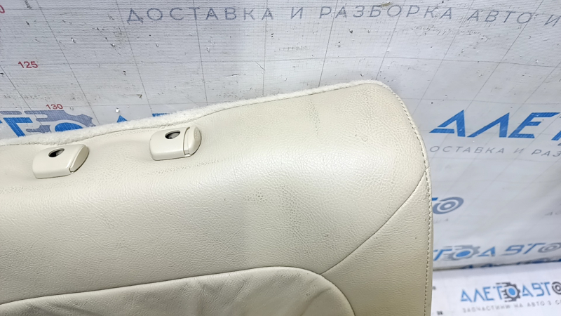Спинка заднего сиденья 2-го ряда правая Ford Flex 13-19 кожа, беж, под химчистку