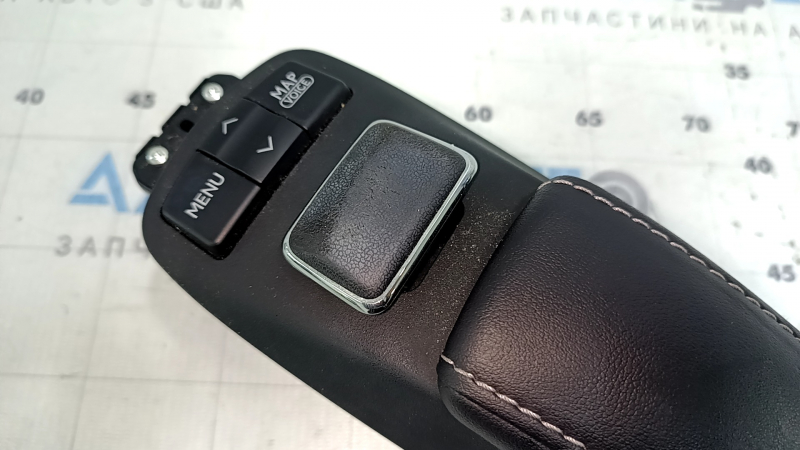 Джойстик управления дисплем в сборе Lexus ES300h ES350 13-18 кожа черная, потерта