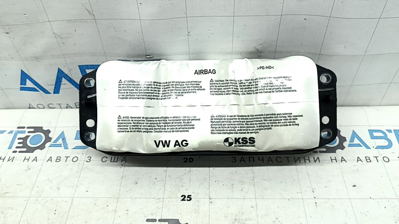 Подушка безопасности airbag пассажирская в торпеде VW Tiguan 20-24 ржавый пиропатрон