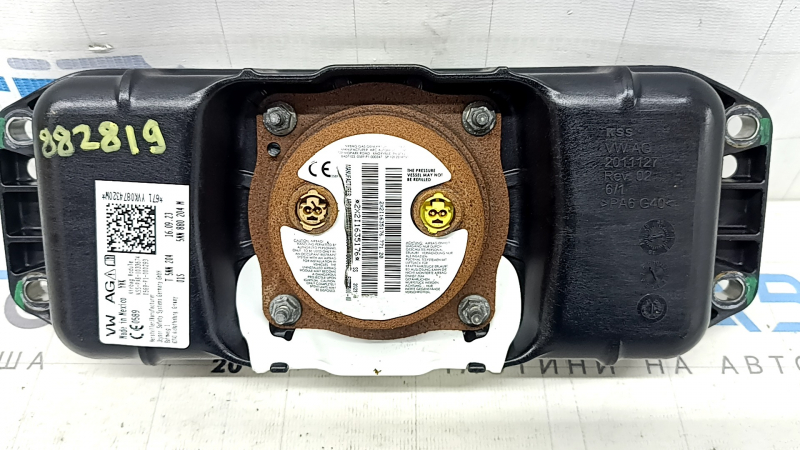 Подушка безопасности airbag пассажирская в торпеде VW Tiguan 20-24 ржавый пиропатрон