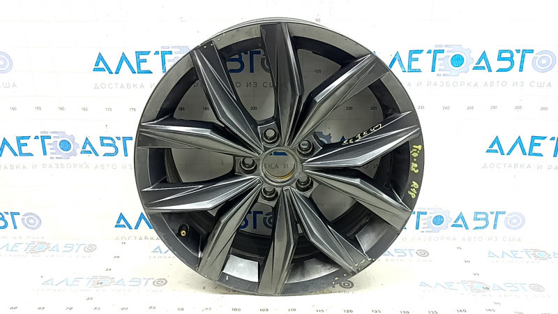 Диск колесный R18 x 7J ET43 VW Tiguan 18-24 тип 2, черный, легкая бордюрка