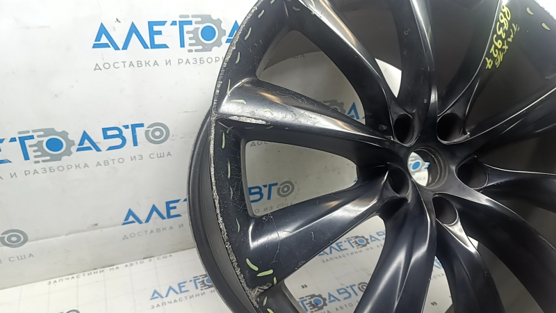 Диск колесный R22x10J ET35 Tesla Model X 16-21 черный, бордюрка
