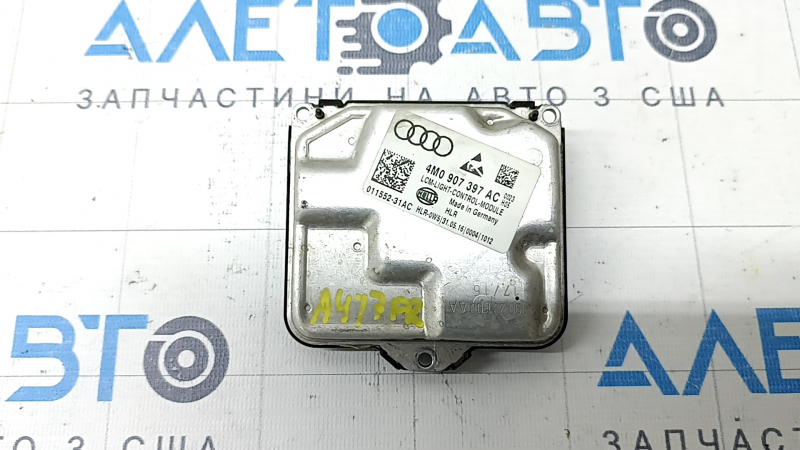 Блок управления правой фарой Audi A4 B9 17-19 LCM
