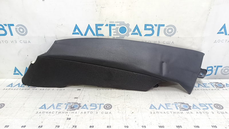 Боковушка заднего сиденья левая Audi A4 B8 13-16 кожа черная, примята