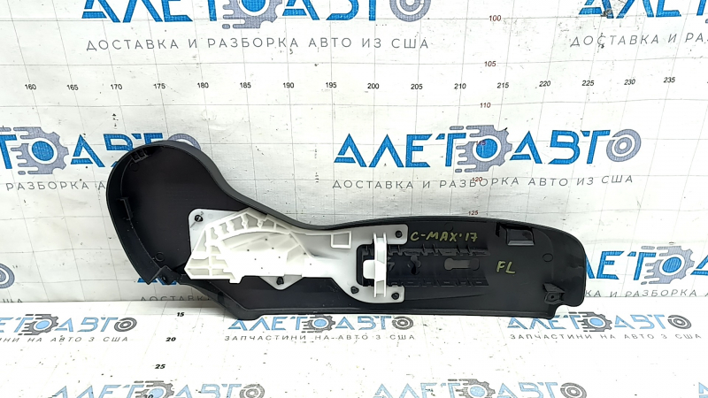Накладка управления водительским сиденьем Ford C-max MK2 13-18 черная, под электро