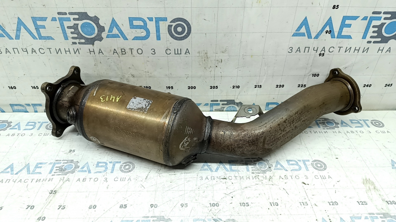 Приемная труба с катализатором Audi A4 B8 13-16 рест 2.0T примят