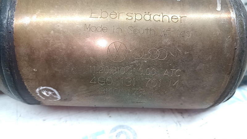 Приемная труба с катализатором Audi A4 B8 13-16 рест 2.0T примят