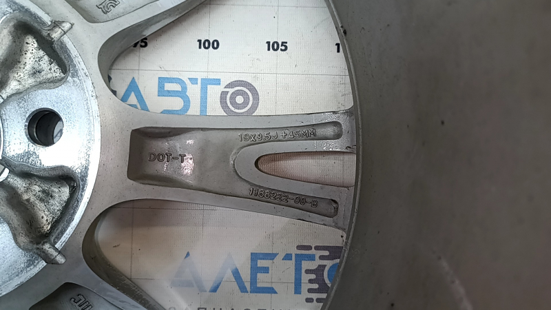 Диск колесный R19 19x9.5J ET45 Tesla Model Y 20-25 APOLLO бордюрка