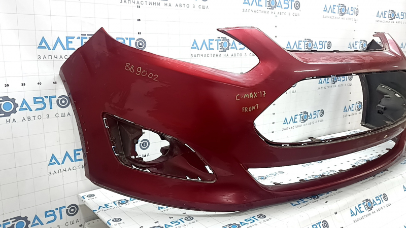 Бампер передний голый Ford C-max MK2 13-18 usa красный, тычки, царапины