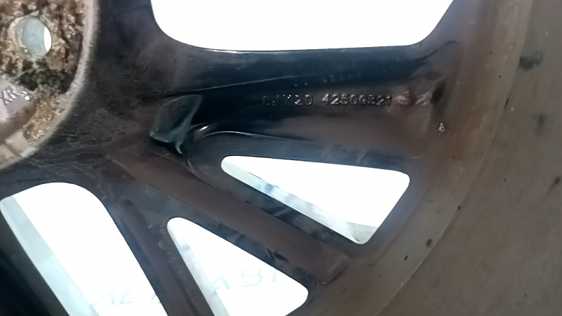 Диск колесный R20х8J ET35 Mitsubishi Outlander 22-26 черный с хромом, бордюрка
