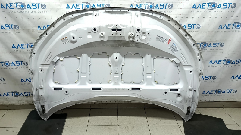 Капот голый Honda CRV 17-22 сталь, белый NH-883P, сколы, песок