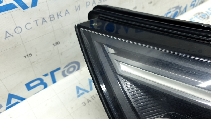 Фара передняя левая в сборе Audi A6 C8 19-24 LED, Matrix beam с уплотнителем, песок