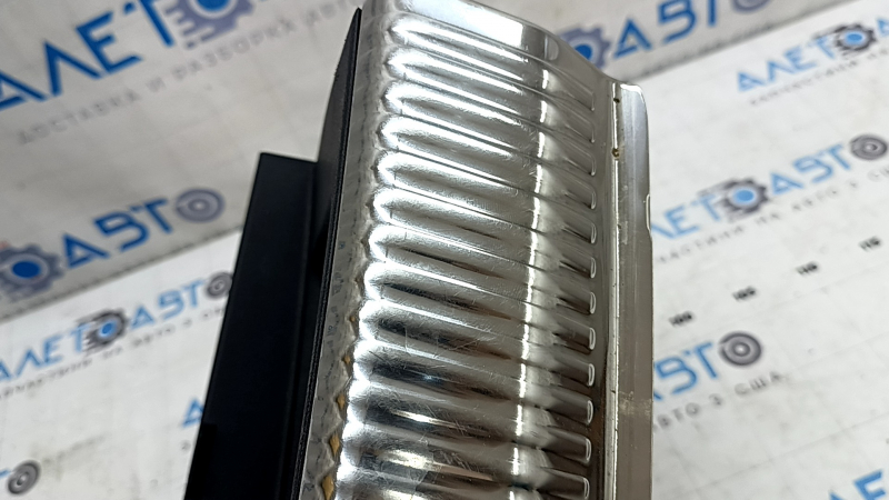 Накладка проема багажника Audi A5 F5 17-24 5D черная, с хромом, царапины