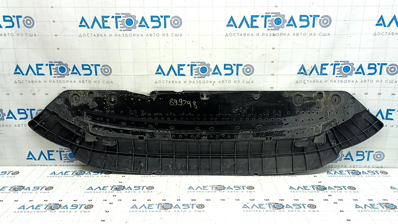 Защита переднего бампера Audi A5 F5 20-25 S-Line трещины, нет фрагментов