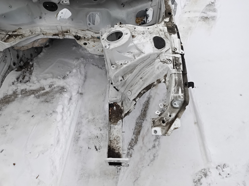 Четверть передняя левая Audi A5 F5 18-25 5D на кузове, белая
