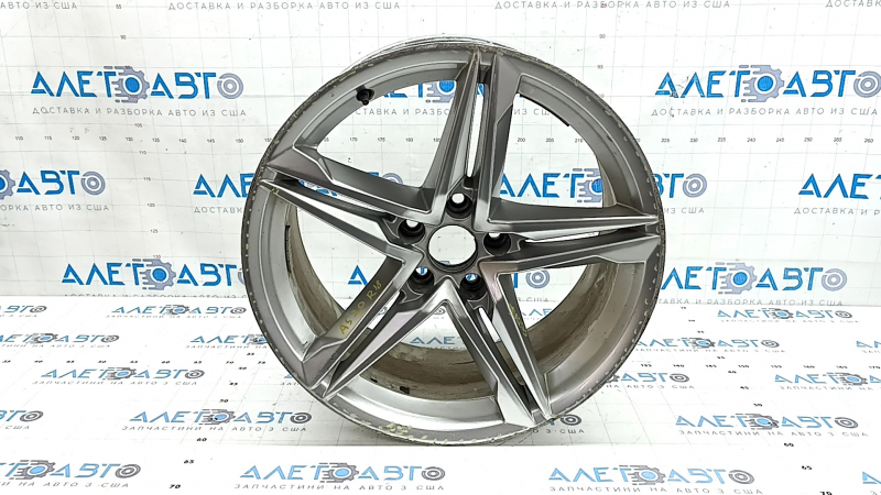 Диск колесный R18x8.5J ET29 Audi A5 F5 20-22 стиль V86, бордюрка, вмятина