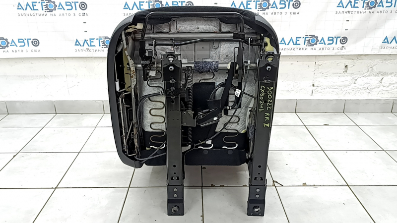 Сидение 2 ряда правое Mazda CX-90 24-26 с AIRBAG, кожа черная, перфорация под 7 мест