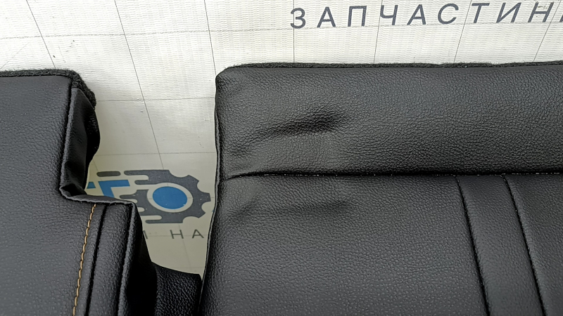 Подушка заднего ряда сидений 3 ряд Mazda CX-90 24-26 кожа черная под 60/40, примята