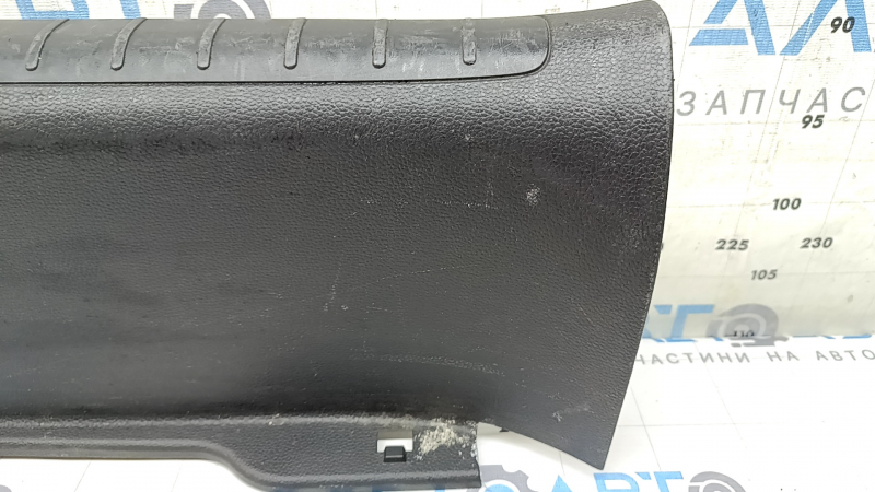 Накладка проема багажника Honda Accord 18-22 черная, царапины, потерта