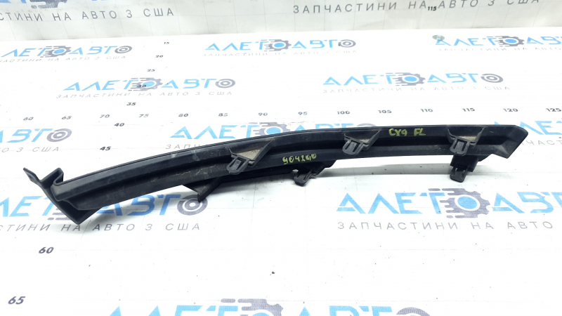 Решетка бампера левая Mazda CX-9 16-23 без птф, структура, песок, трещина в креплении