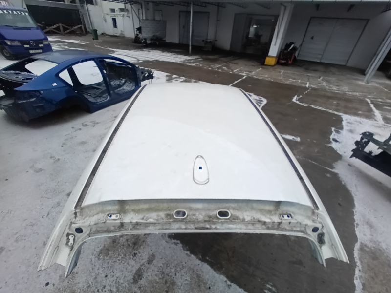 Крыша металл Mazda CX-9 16-23 без люка, на кузове, вмятина, тычки