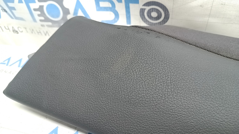Panou lateral stânga scaun al doilea rând Audi A4 B9 17-19 piele neagră, lovită
