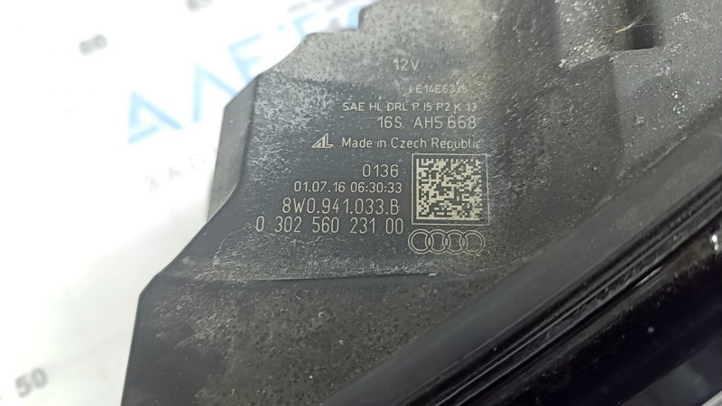 Фара передняя левая в сборе Audi A4 B9 17-19 Full LED, песок
