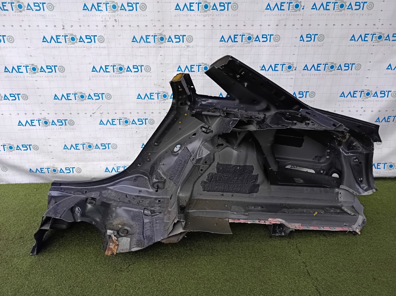 Четверть крыло задняя правая Audi A4 B9 17-19 отпилена, синяя, тычки