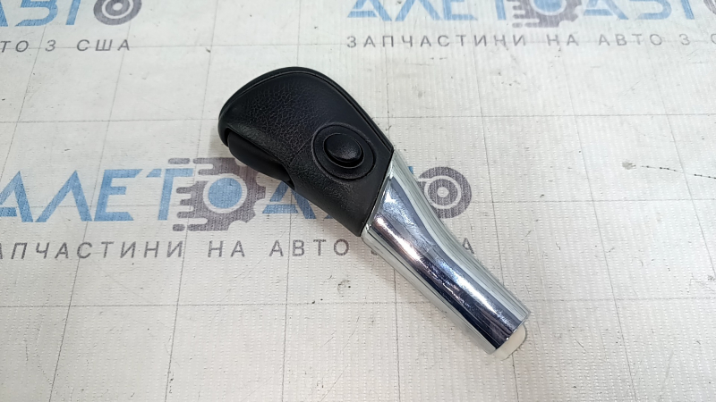 Ручка КПП Nissan Pathfinder 13-20 кожа черная, под круглое крепление, тычка