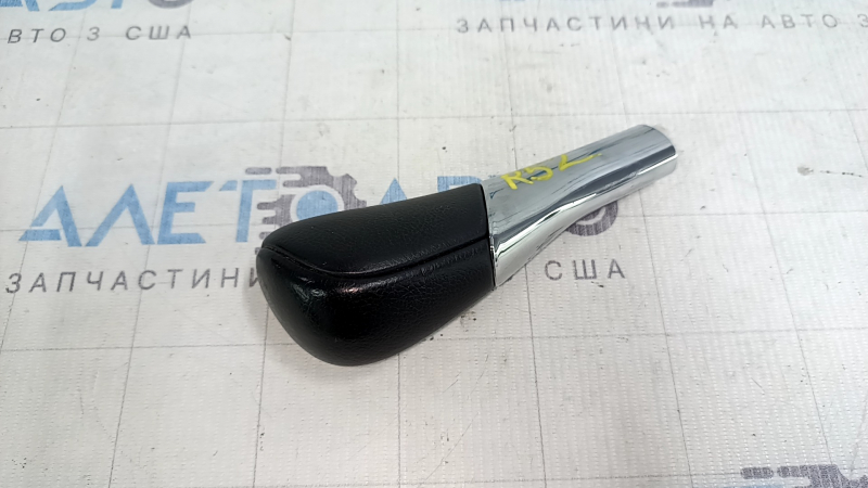 Ручка КПП Nissan Pathfinder 13-20 кожа черная, под круглое крепление, тычка