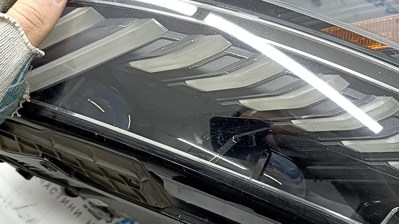 Фара передняя левая в сборе Audi Q8 19-26 LED, Matrix beam