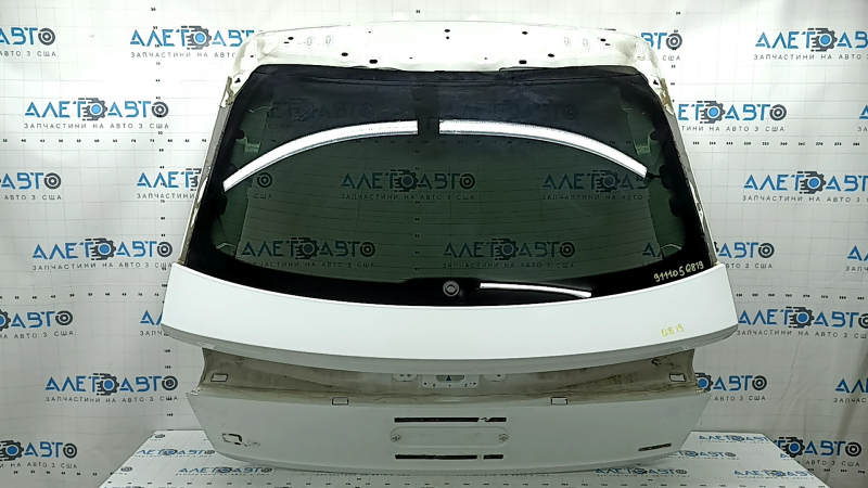 Дверь багажника голая со стеклом Audi Q8 19-26 алюминий, тонировка, белый LC9A
