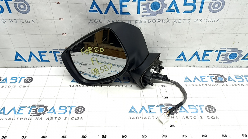 Зеркало боковое левое Subaru Forester 19-24 SK 9 пинов, подогрев, графит
