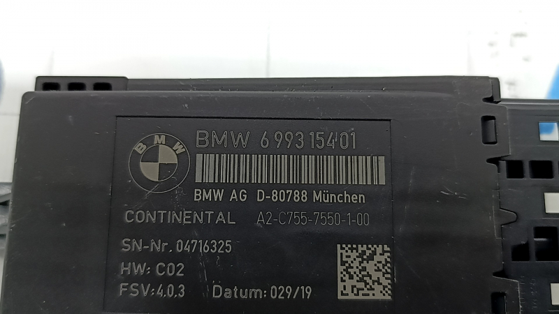 Блок управления подогревом заднего левого сиденья BMW 7 G11 G12 16-22