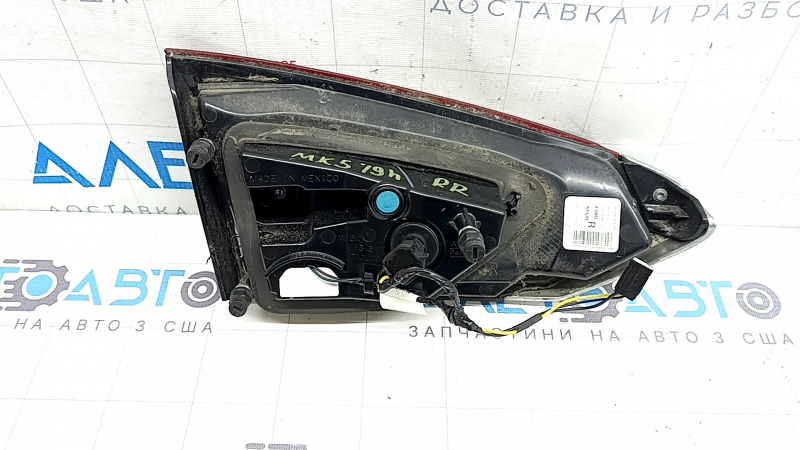 Фонарь внутренний крышка багажника правый Ford Fusion mk5 19-20 галоген+LED с хромом level 3, царапина