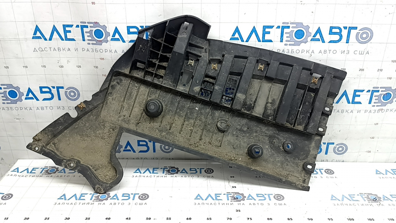 Защита переднего бампера левая Ford Fusion mk5 17-20 трещина