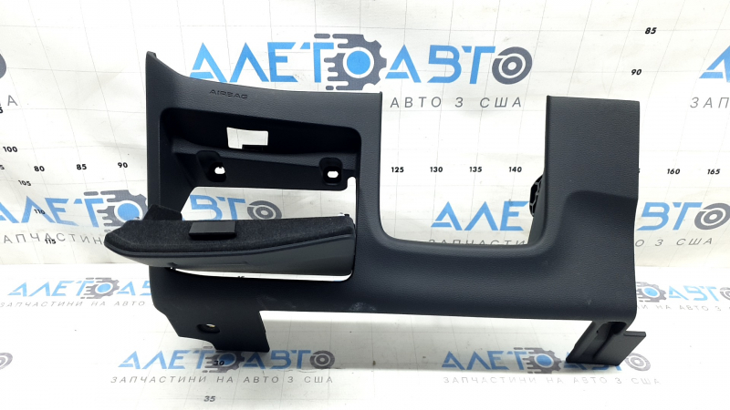 Накладка колени водителя Audi A5 F5 17-24 черная, в краске