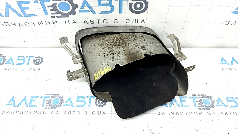 Насадка глушителя левая Volvo XC90 16-21 на бампере, хром, примята
