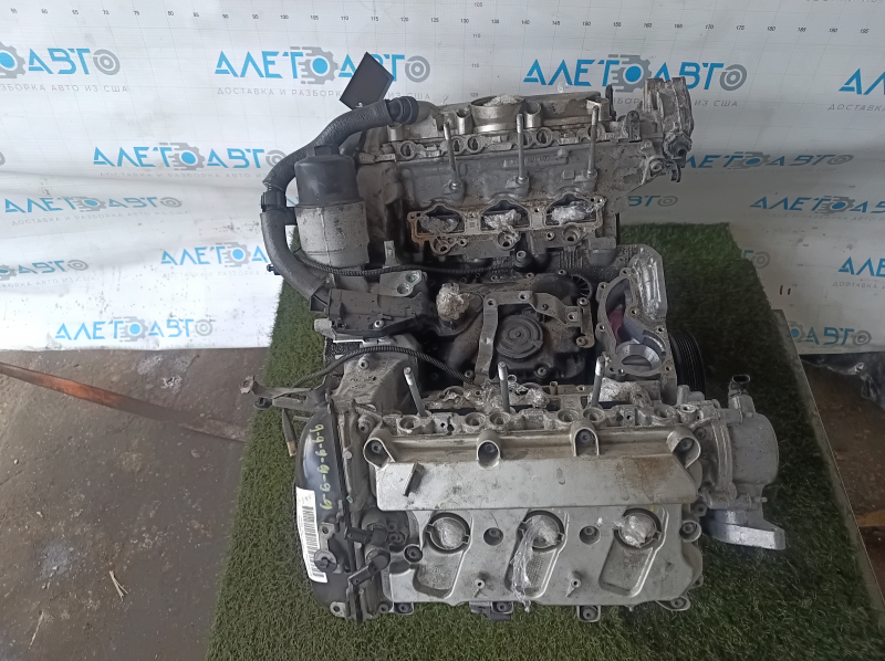Двигатель Audi Q7 16-19 CREC 3.0T 116к 9-9-9-9-9-9, запустился
