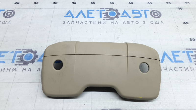 Накладка верха спинки водительского сиденья Audi A4 B9 17-25 бежевая, под чистку