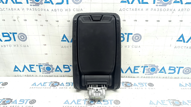 Подлокотник центральной консоли Audi A6 C7 12-18 кожа черная, 2 части
