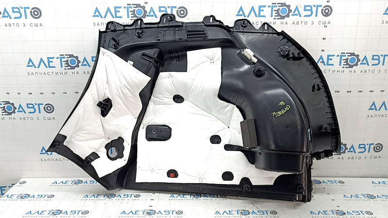 Обшивка арки нижняя левая Jeep Compass 17-26 черная, с карманом