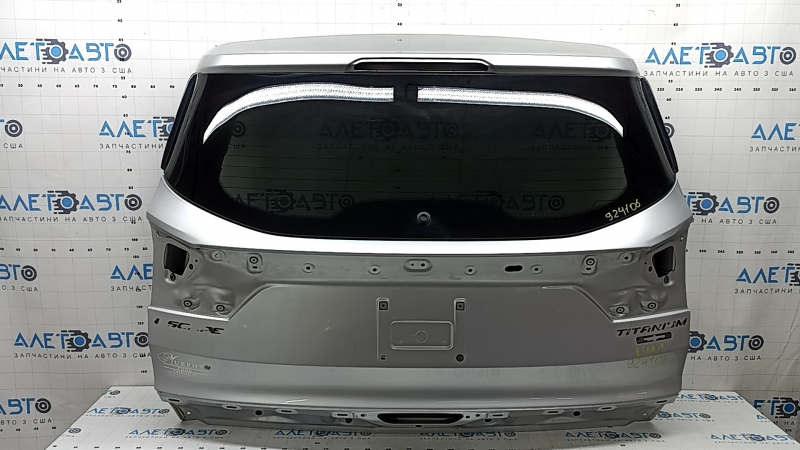 Дверь багажника голая со стеклом Ford Escape MK3 17-19 рест, серебро UX