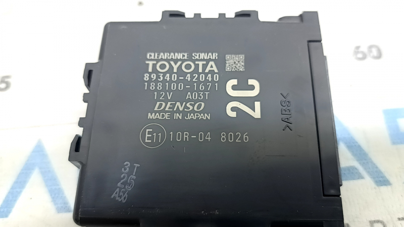 Clearance Sonar Computer Module Toyota Rav4 13-18