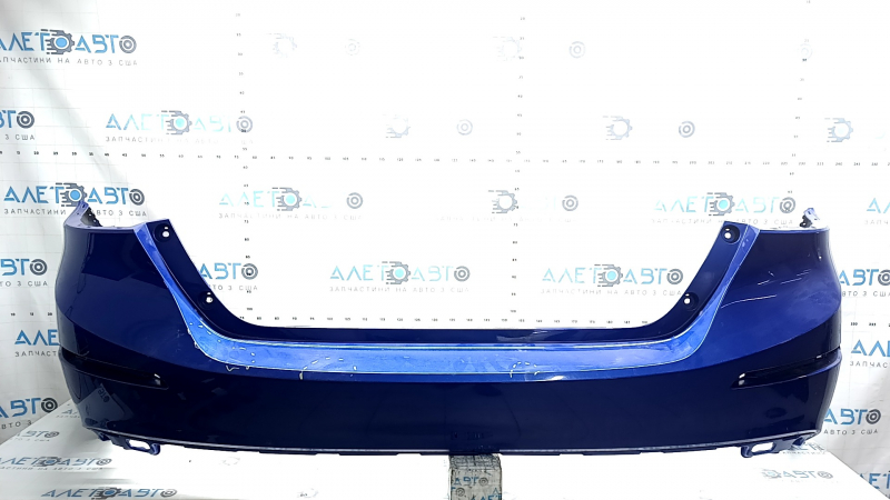 Бампер задний голый Honda Insight 19-22 синий B-593M, царапины