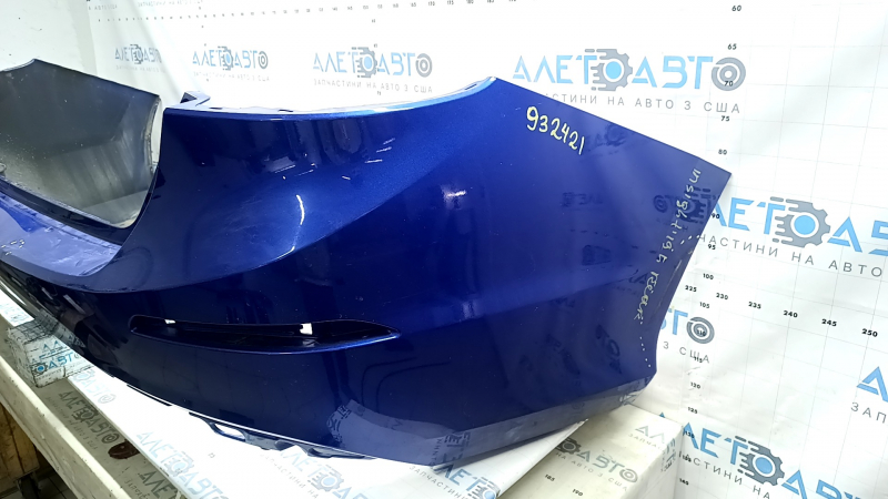 Бампер задний голый Honda Insight 19-22 синий B-593M, царапины