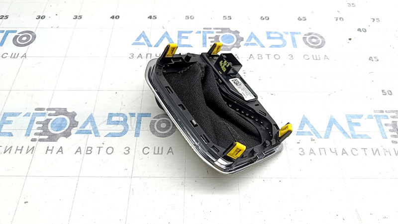 Накладка шифтера КПП Jeep Renegade 18-23 серебро, с кожухом, красная строчка